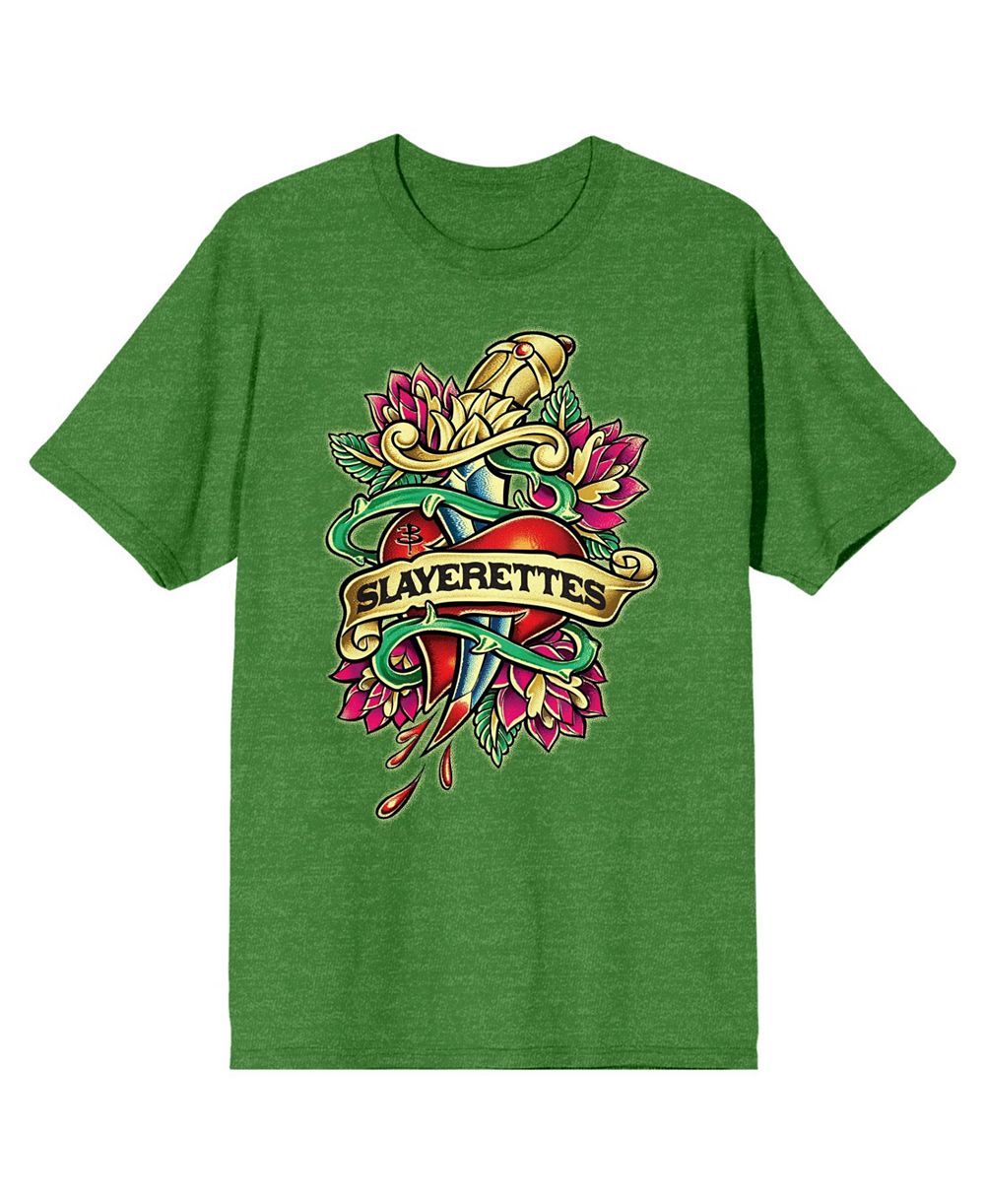 Buffy The Vampire Slayer Men's Heather Short Sleeve Tee