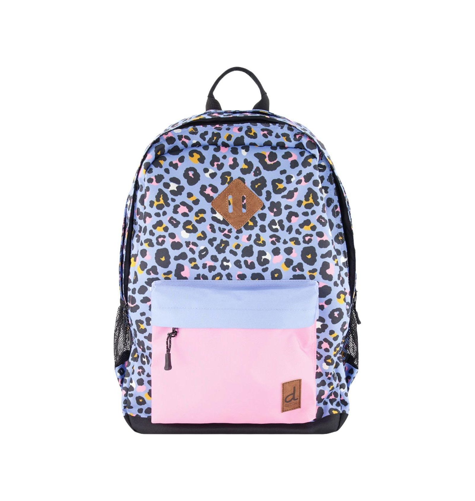 Deux par Deux Little Girl Leopard Practical Spacious Durable Backpack