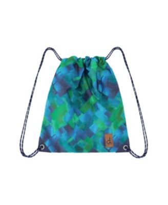 Blue diamond print