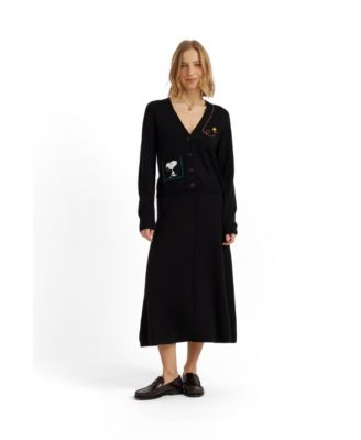 Chinti & Parker Women's Wool-Cashmere Snoopy Pocket Cardigan