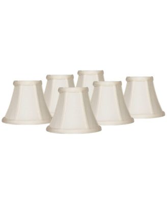 Набор из 6 абажуров Imperial Shade Evaline Cream с креплением Candelabra Clip-On