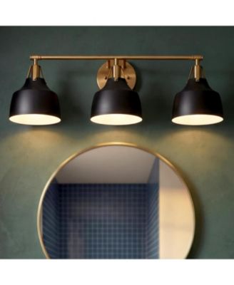 Tribesigns 3 Light Bathroom Vanity Light, 24" Bathroom Light Fixtures with Metal Shade