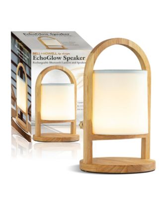 Портативный Bluetooth LED фонарь-колонка Bell + Howell Echo Glow, сенсорное управление, настольная лампа