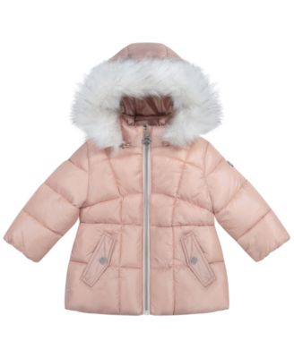 Michael Kors Baby Girls' Long-Sleeve Stadium Puffer Jacket