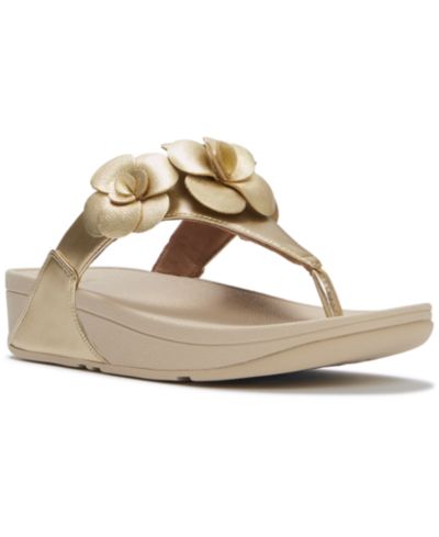 Сандалии FitFlop Women's Lulu Flower Toe Post Slip-On