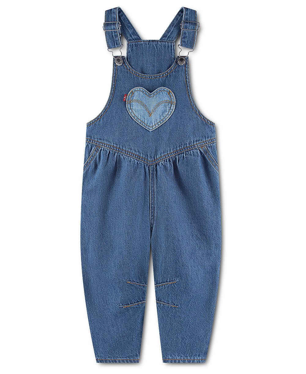 Детский комбинезон Levi's 2T-4T, с узором сердца, relaxed-fit