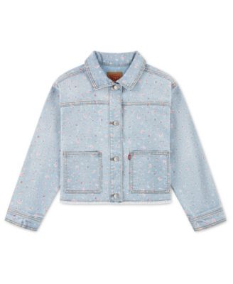 Levi's Toddler Girls' 2T-4T Fashion Trucker Long-Sleeve Jacket