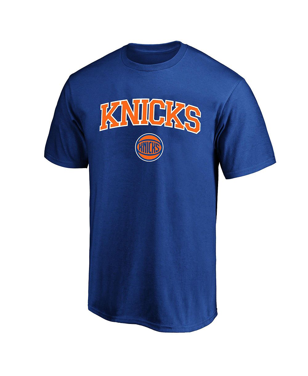 Мужская футболка Fanatics Men's Royal New York Knicks Big & Tall Arch T-Shirt