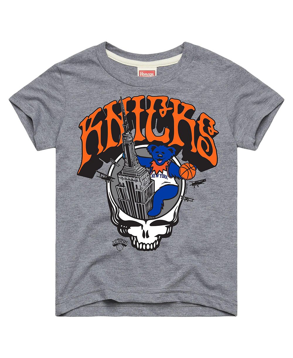 Детская футболка Homage New York Knicks x The Grateful Dead Skull Tri-Blend
