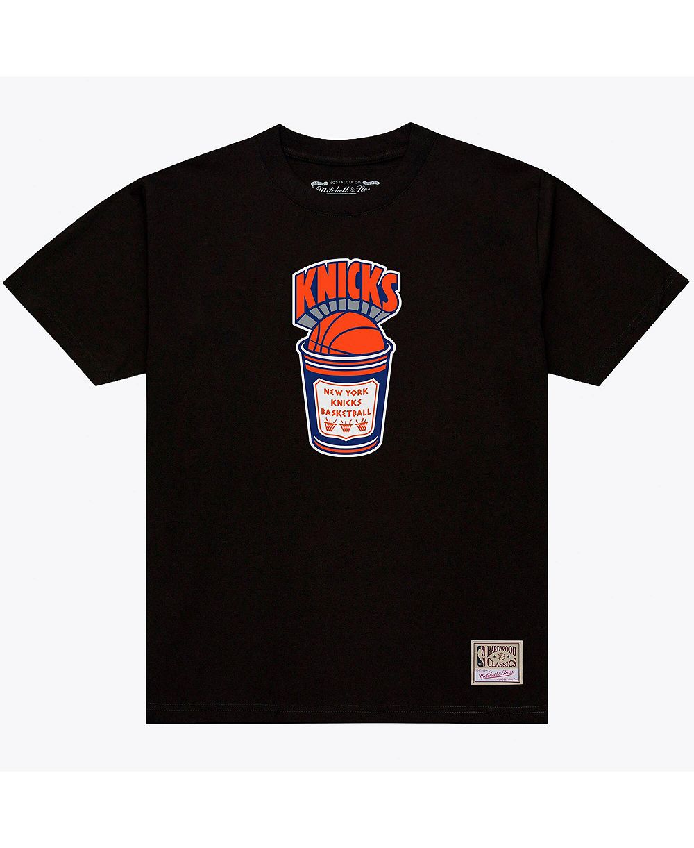 Mitchell & Ness Мужская футболка Black New York Knicks Coffee Cup