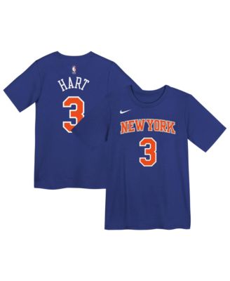 Детская футболка Nike Blue New York Knicks Icon Name & Number T-Shirt