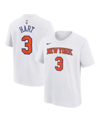 Nike футболка Nike Big Boys and Girls Josh Hart White New York Knicks Association с именем и номером
