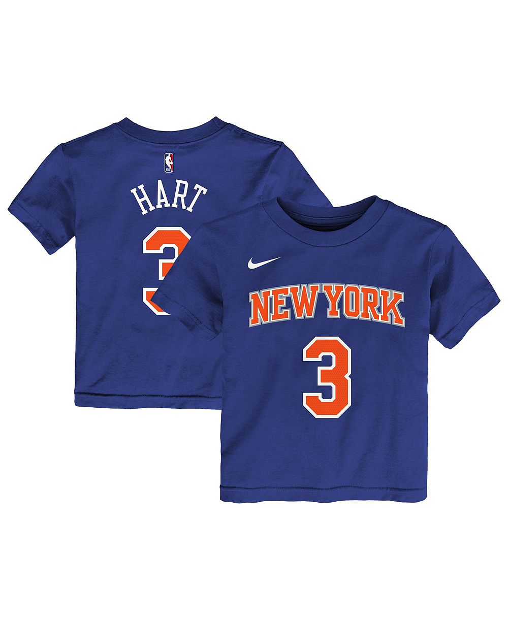 Детская футболка Nike Blue New York Knicks Icon Name & Number