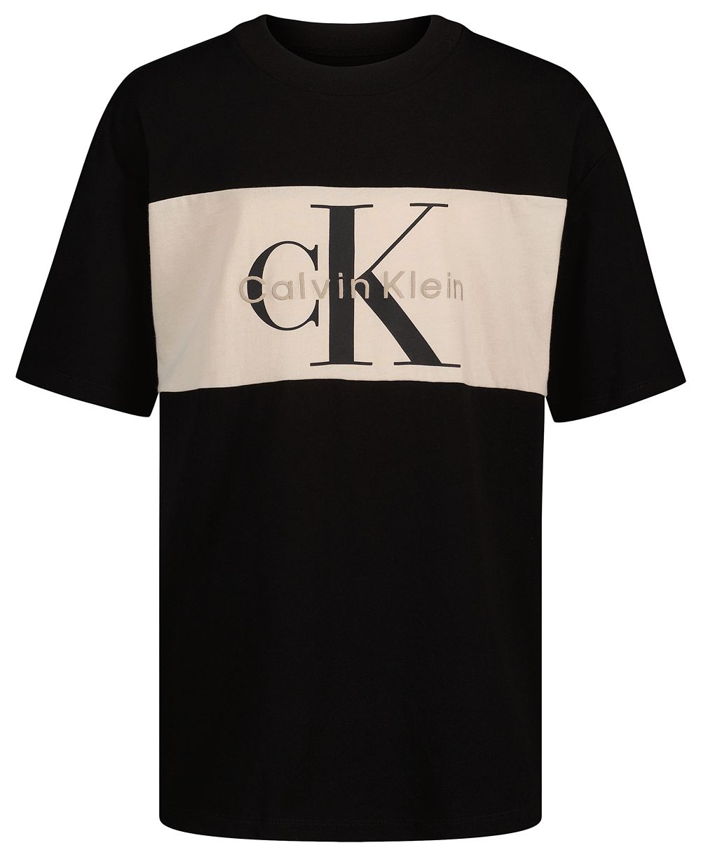 Calvin Klein Boys' 8-20 Embroidered Short-Sleeve T-Shirt