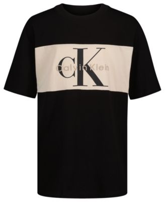 Детская футболка Calvin Klein Boys' 8-20 Embroidered Short-Sleeve