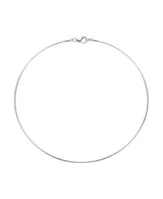 Ожерелье-чокер Sterling Silver Rigid Fine Chain