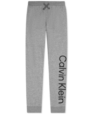 Детские флисовые джоггеры monologo на резинке calvin klein