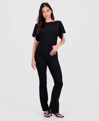 Bar III Women's Ponté Flare Leggings, Macy's Exclusive