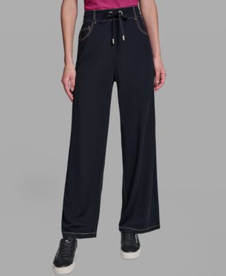 KARL LAGERFELD PARIS Women's Pull-On Jersey Pants