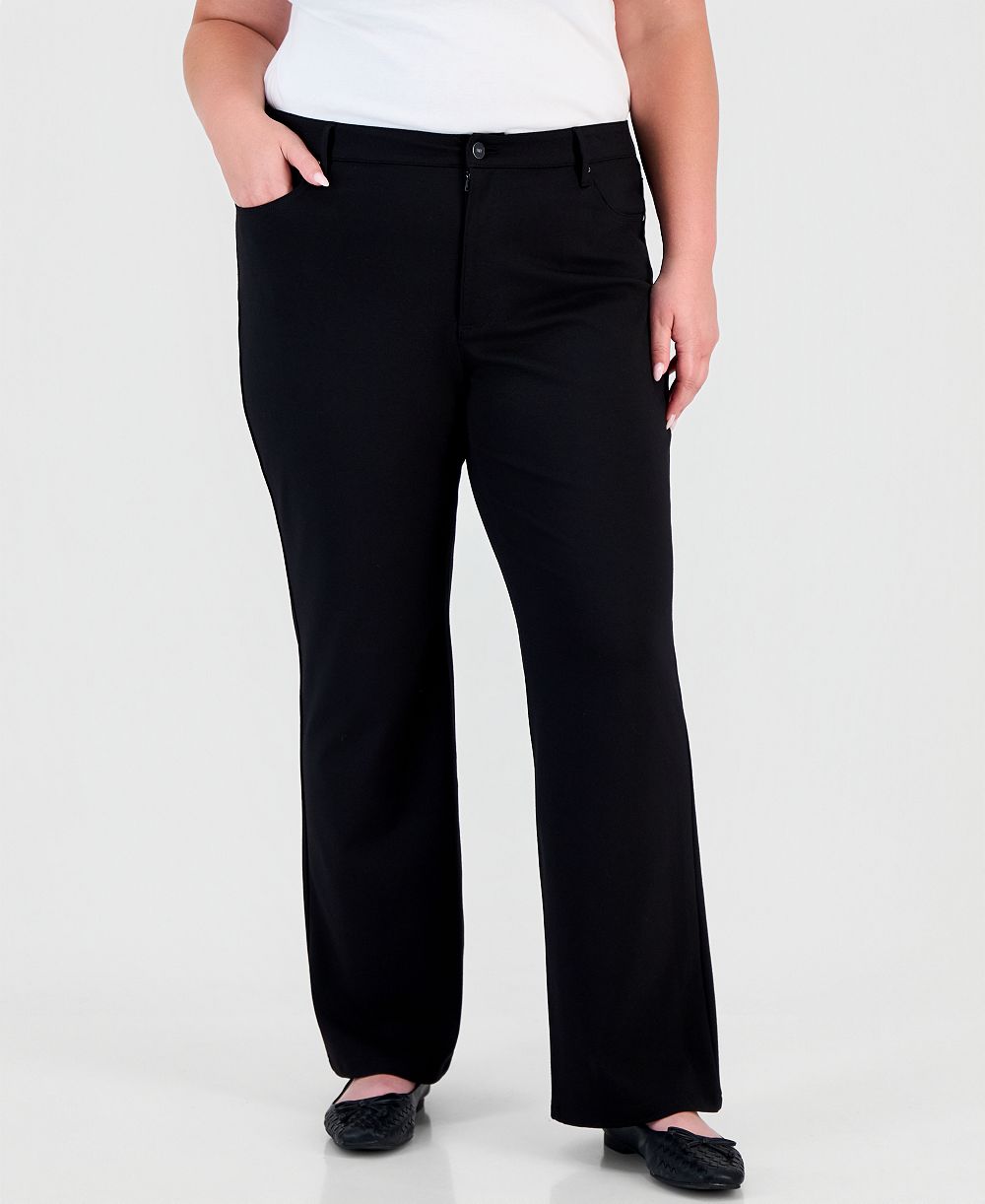 Jones New York Plus Size Lexington Bootleg Pants