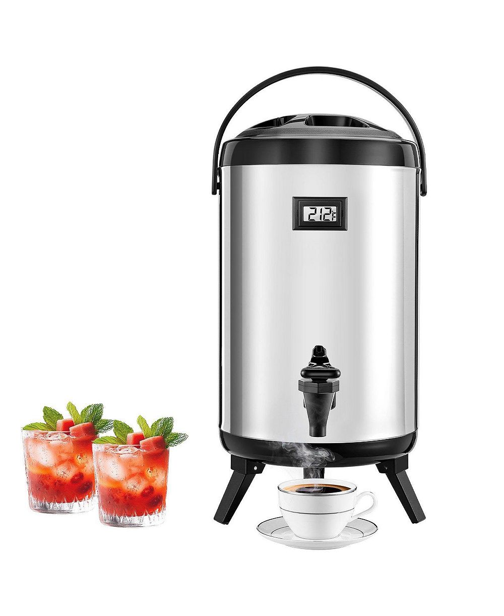 COZITO диспенсер для напитков с термоизоляцией 2 Gal 7.6L из нержавеющей стали