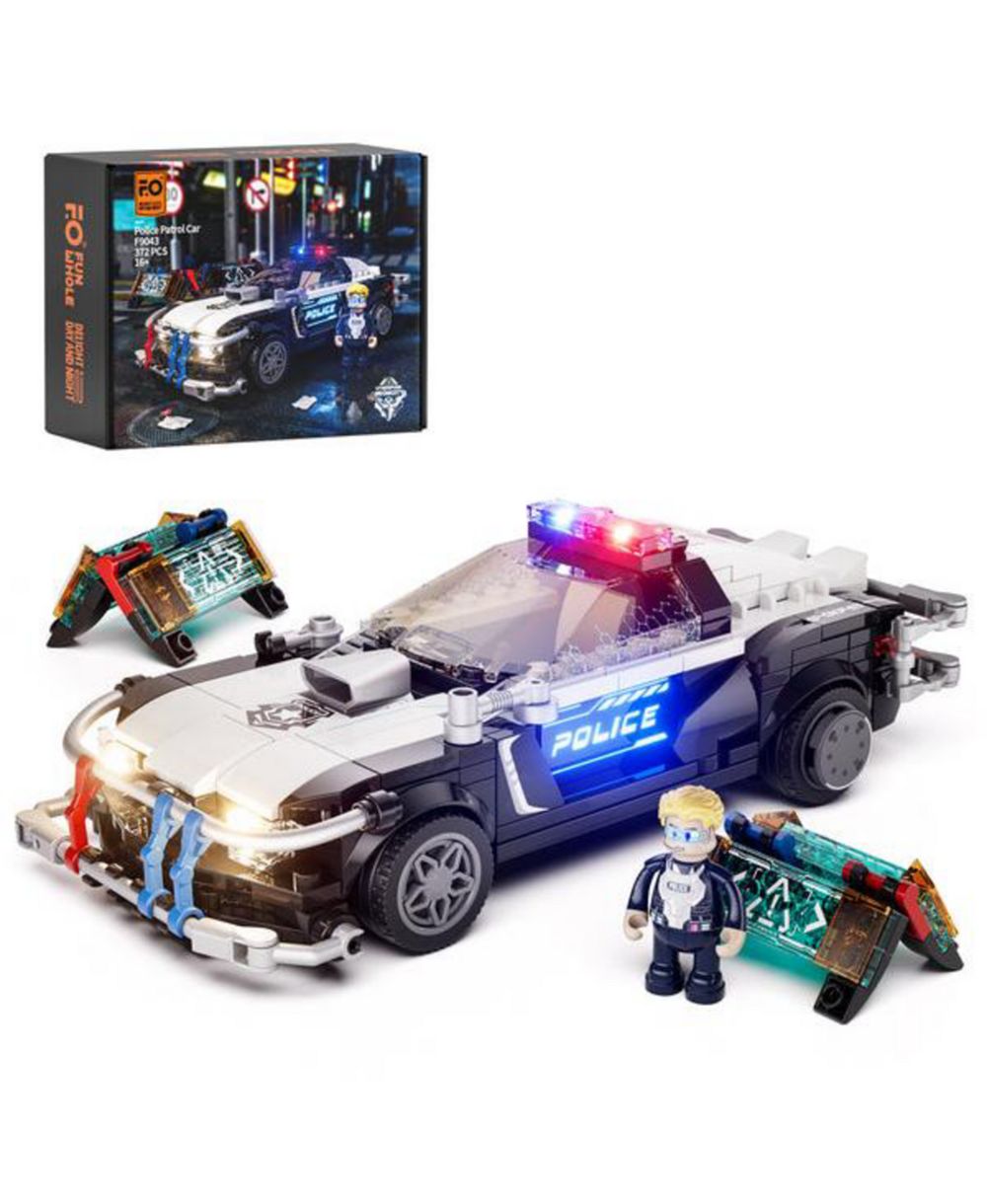 Lumibricks набор строительных кирпичиков Police Patrol Car, 372 детали, Cyberpunk City
