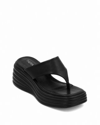 Therapy Australia Women's Frame Square Toe Wedge Sandal