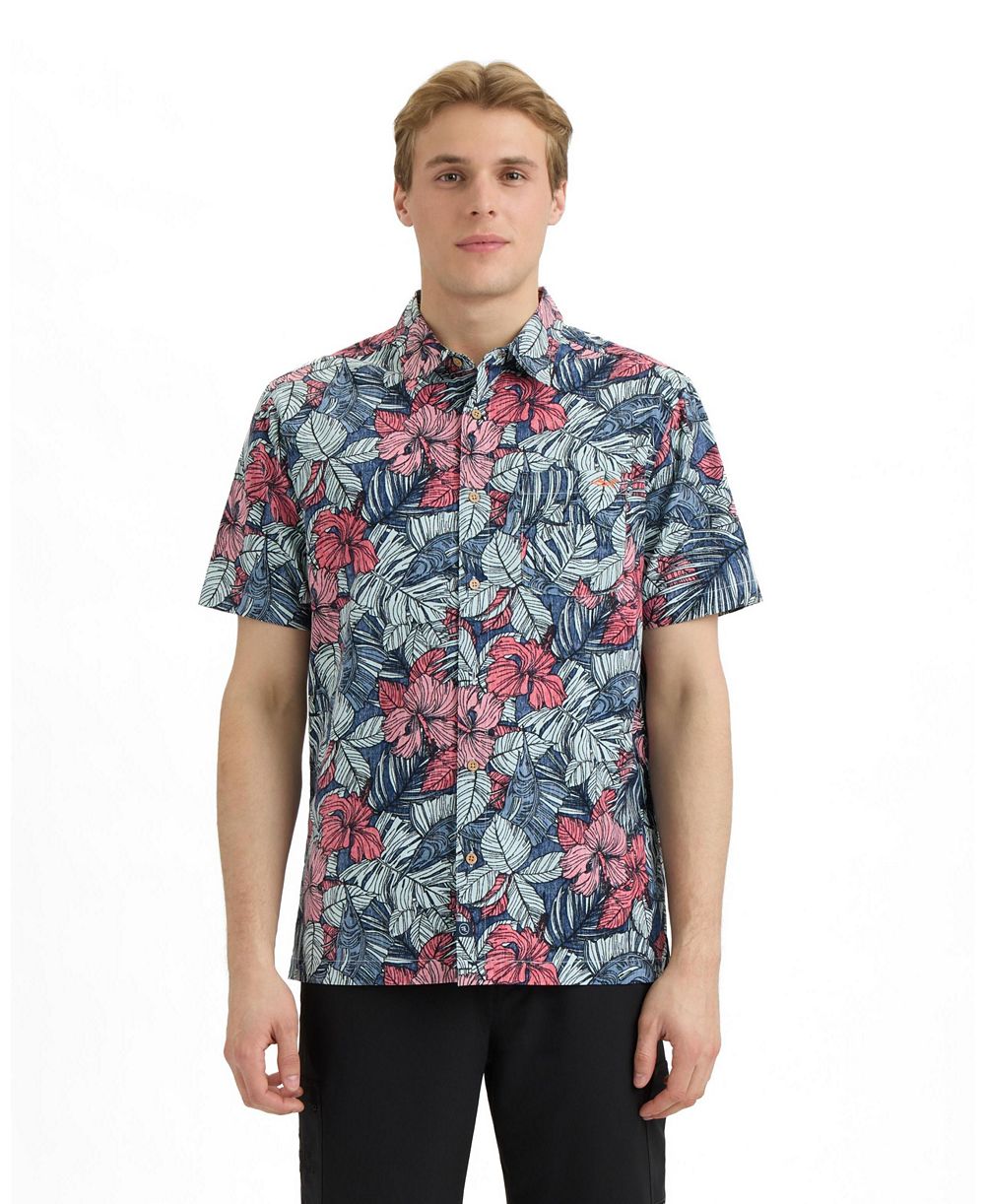 Salt Life Men’s Sailfish Blossom Woven Shirt