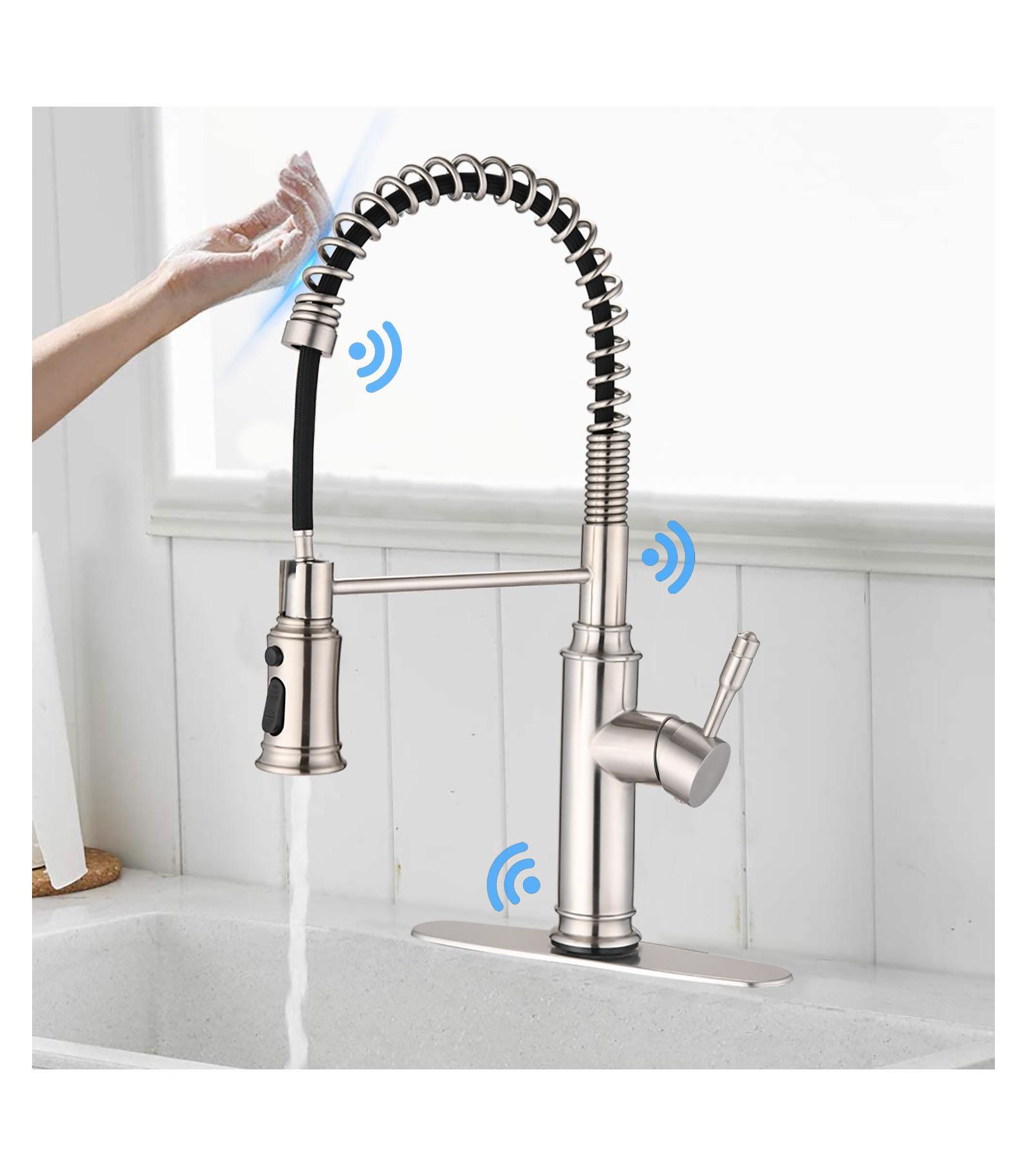 PHYING Touch Kitchen Faucet with Pull Down Sprayer