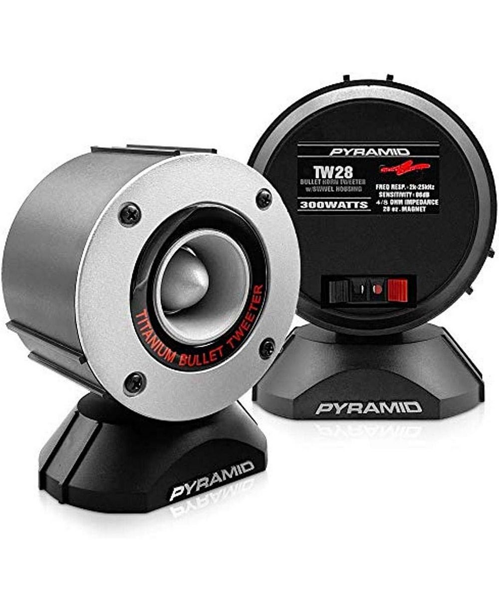 Pyramid Pyle TW28 твитер алюминиевый Bullet Horn с титановым куполом 1"