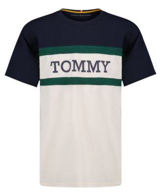 Детская футболка Tommy Hilfiger с коротким рукавом и цветовым блоком