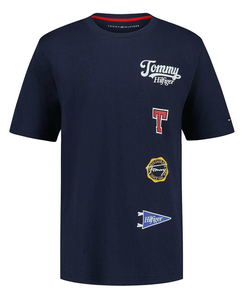 Tommy Hilfiger Boys' 8-20 Collegiate Stack Short-Sleeve T-Shirt
