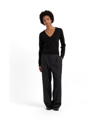 Chinti and Parker Women's Wool-Cashmere V-Neck Sweater