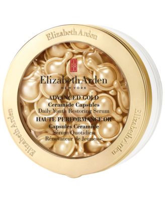 Elizabeth Arden 60-Piece Advanced Gold Ceramide Daily Youth Restoring Serum Capsules