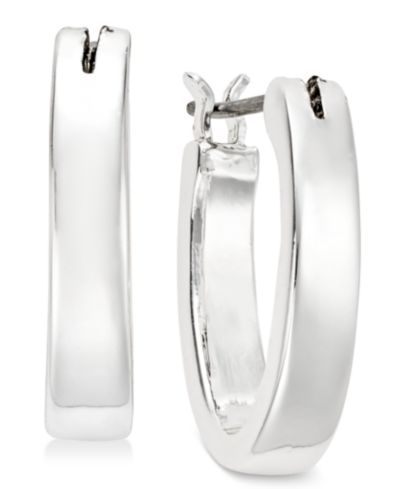 Серьги-кольца Lauren Ralph Lauren Medium Oval Hoop, 1/2"