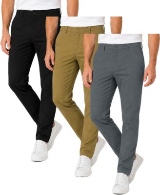 Blu Rock Мужские брюки Slim-Fit из стрейч-ткани, набор 3 шт