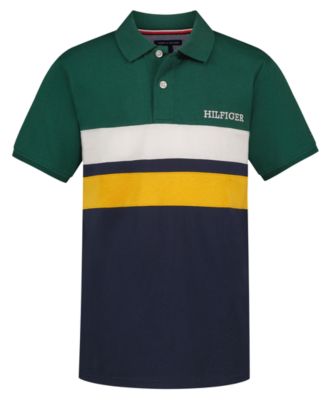 Tommy Hilfiger Детская рубашка поло с цветными панелями