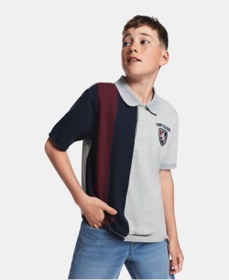Детская рубашка-поло Tommy Hilfiger Boys' 8-20 Color-Block Stripe