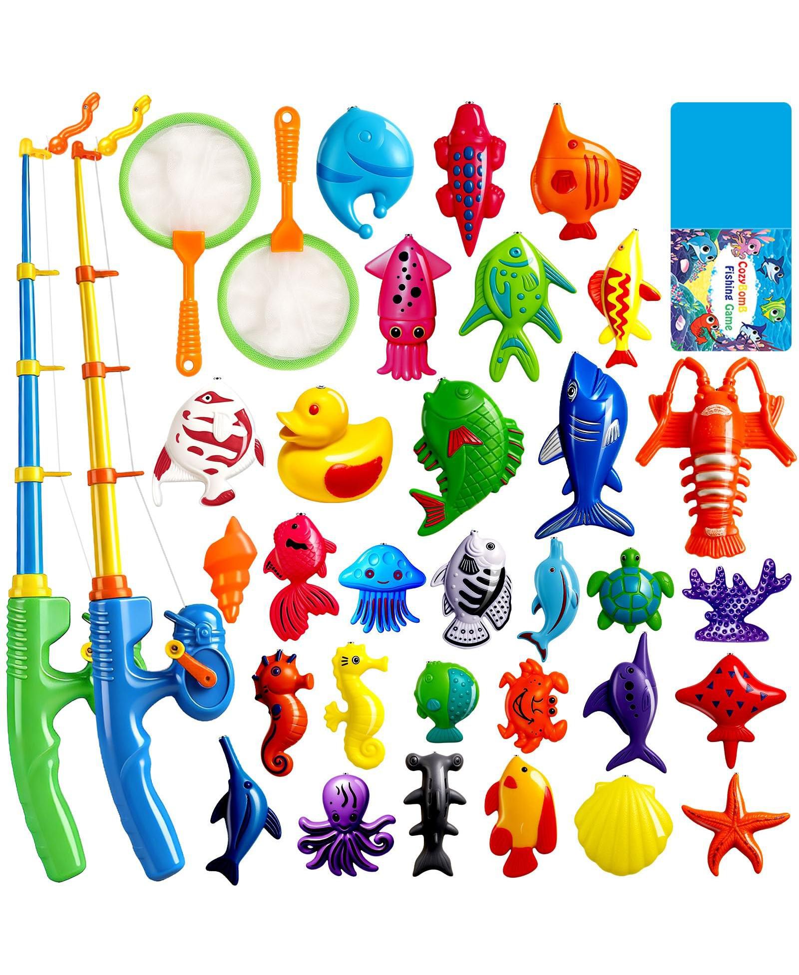 GNUADZ Игровой набор 30 Fishes для водных игр и ванны