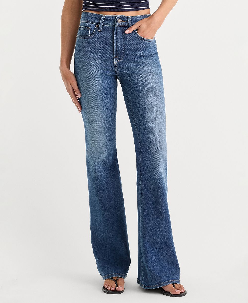 Good American Women's Soft Tech Good Legs Flare Jeans