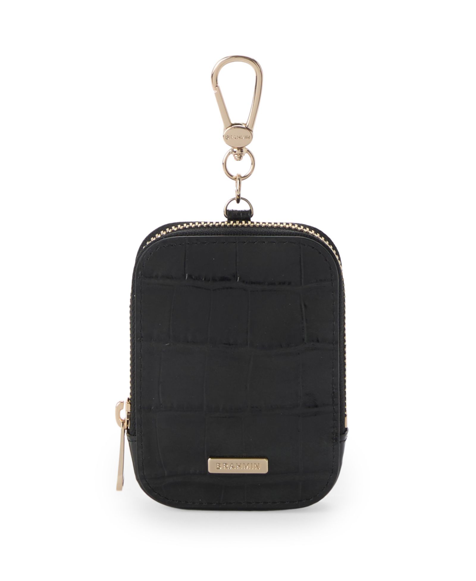Brahmin Katelynn Mini Leather Zip Coin Purse