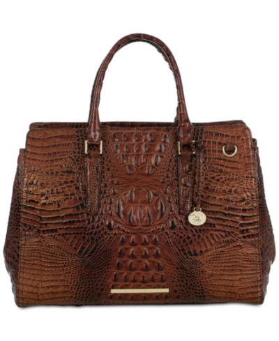 Сумка Brahmin Finley Large Leather Carryall Satchel