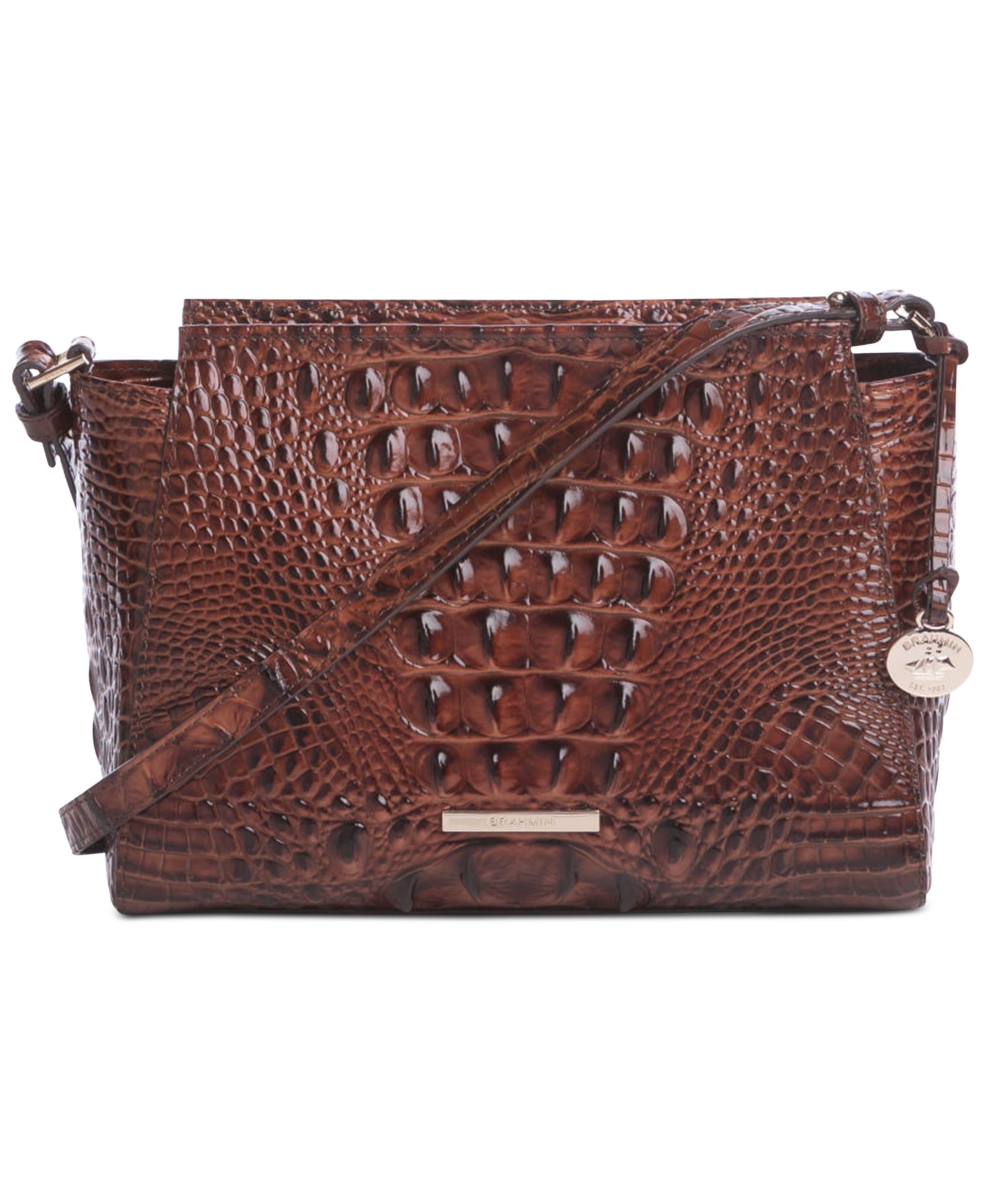 Brahmin Hillary Small Leather Crossbody Bag