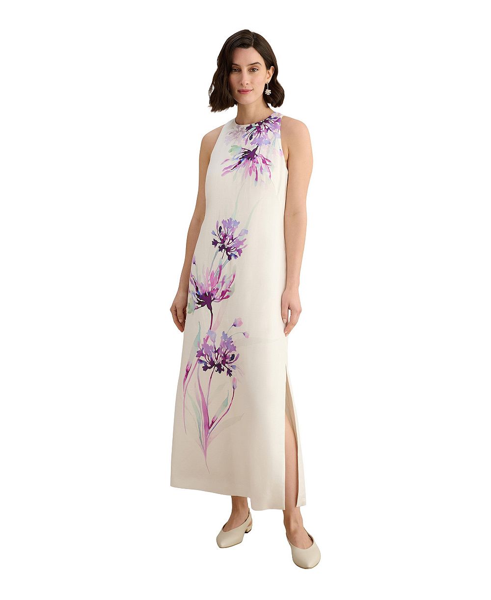 Женское миди-платье Hobbs London Ira Embroidered V-Neck