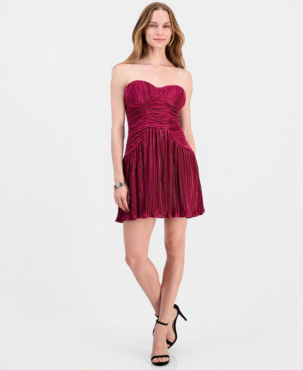 Детское мини-платье LULUS Greeier Pleated Strapless
