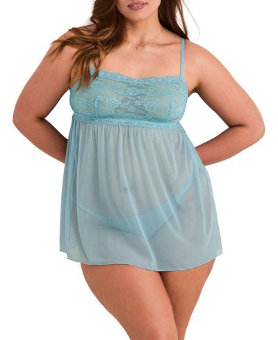 Adore Me Plus Size Collie Babydoll Lingerie
