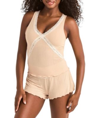 Adore Me Women's August Sleeveless Tank and Short PJ Set
