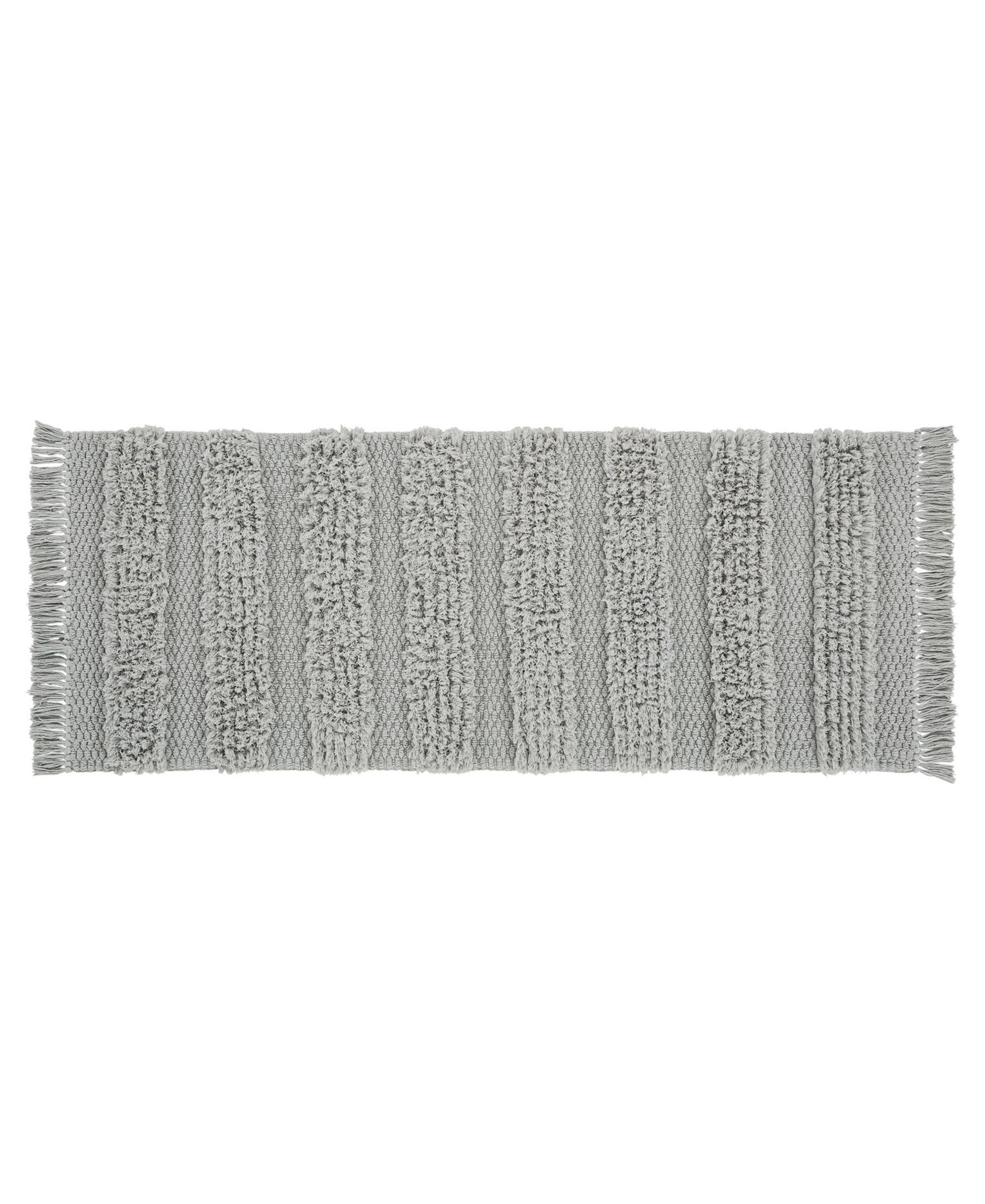 VCNY Home коврик для ванной Savannah Fringe Stripe, 24" x 60"