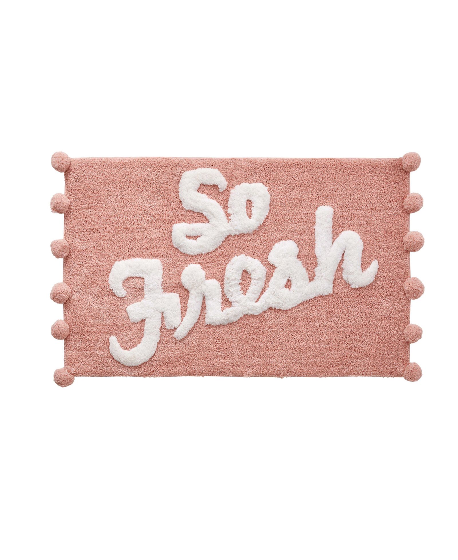 Ванная коврик VCNY Home So Fresh Pom Pom Pink, 20" x 32"