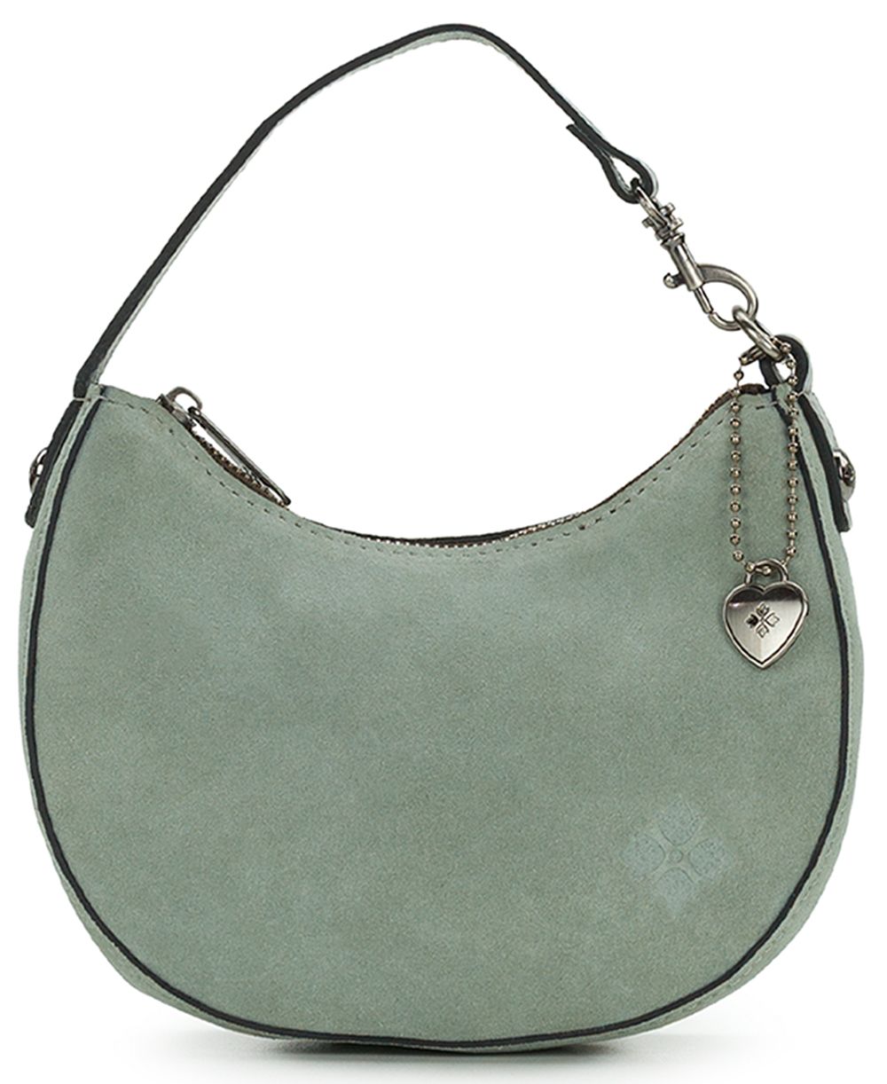 Patricia Nash Morgana Mini Suede Heart Charm Shoulder Handbag